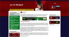 Desktop Screenshot of jeudeblackjack.com