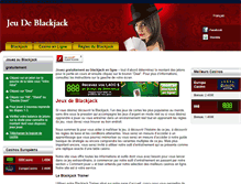 Tablet Screenshot of jeudeblackjack.com